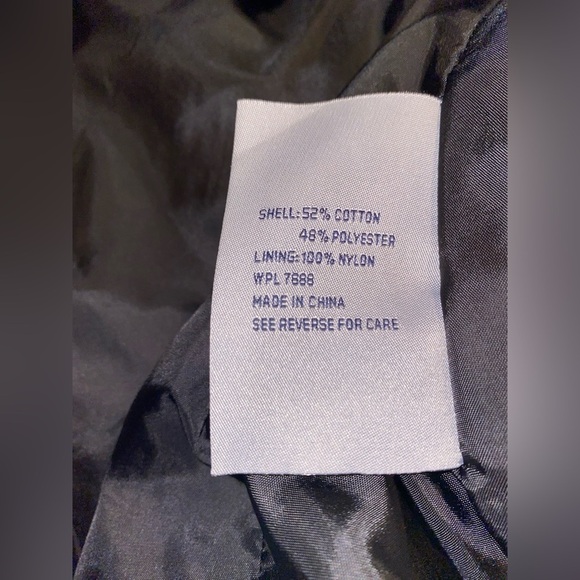 Anne Klein Five Button Raincoat Jacket Outdoor Water Repellent Women L - Picture 8 of 10